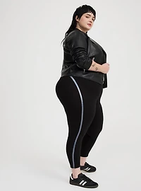 Crop Side Foiled Legging