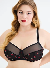 Balconette Unlined Straight Back Bra