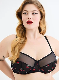 Balconette Unlined Straight Back Bra