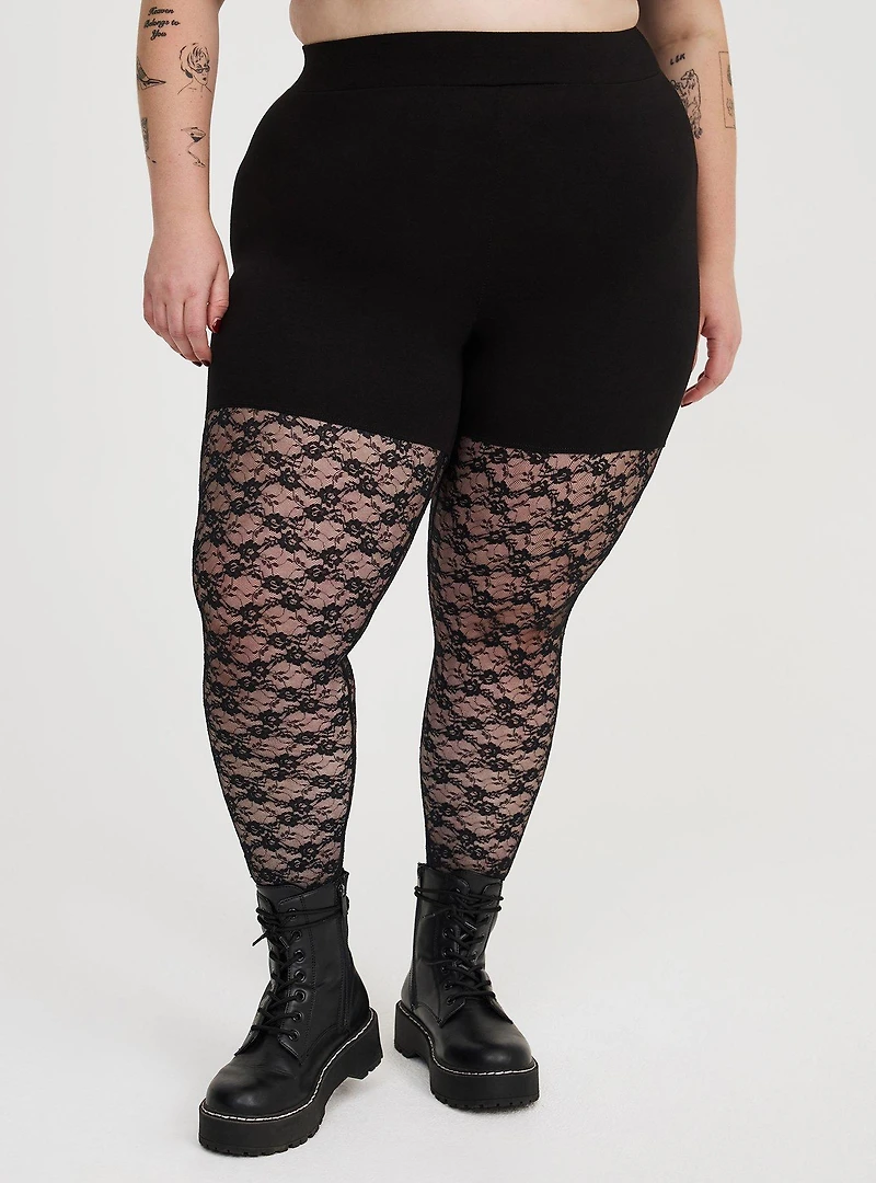 Full-Length Lace Legging
