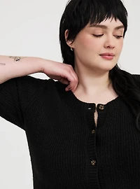 Vegan Cashmere Crew Cardigan