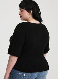 Vegan Cashmere Crew Cardigan