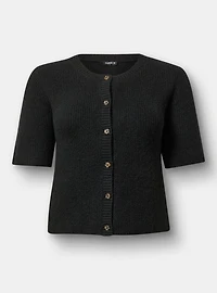 Vegan Cashmere Crew Cardigan