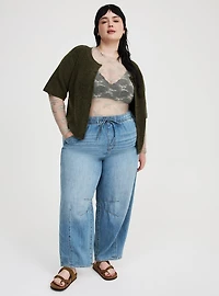 Vegan Cashmere Crew Cardigan