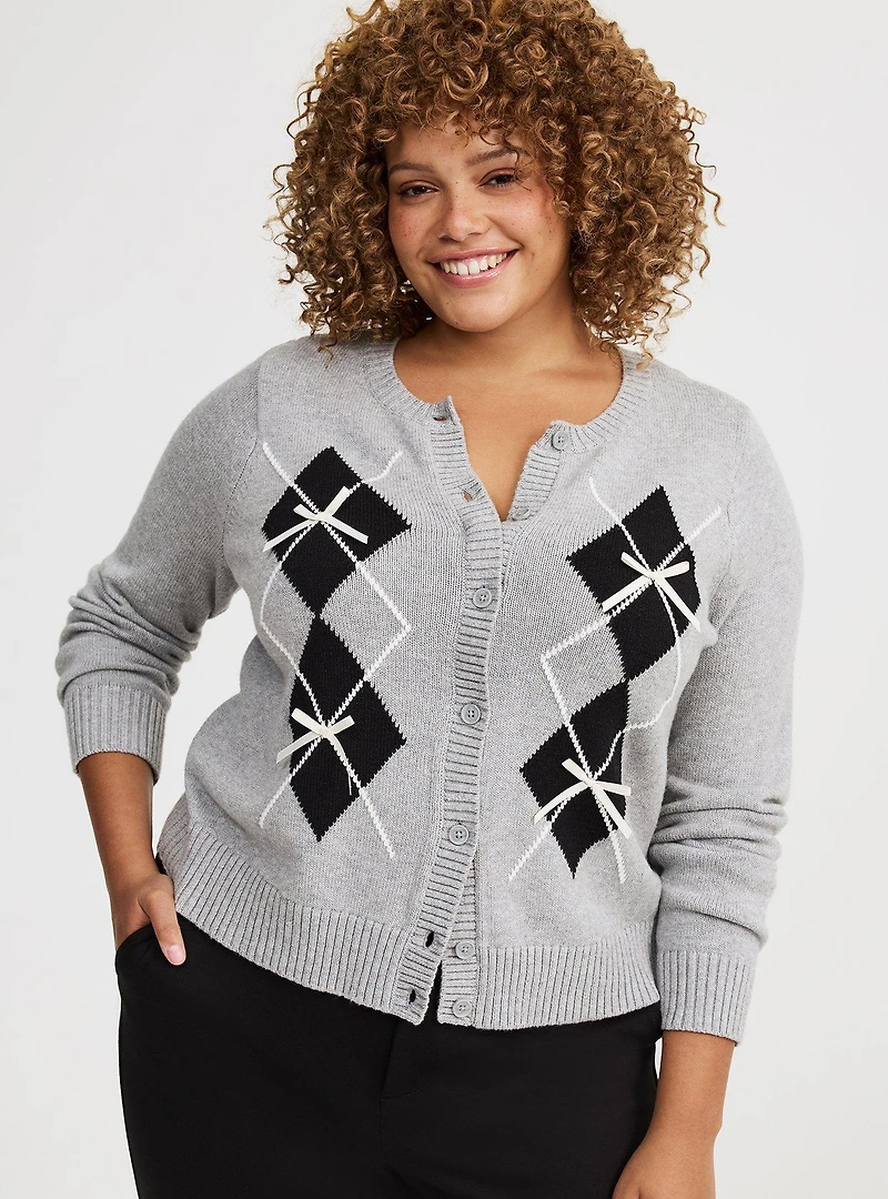 Bow Cardigan