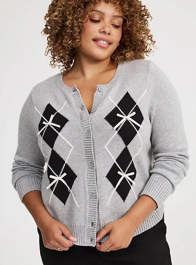 Bow Cardigan