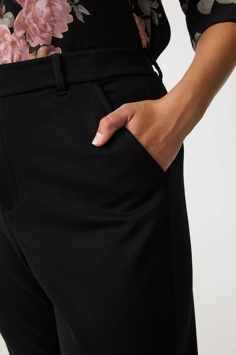 High-Rise Ponte Trouser Pant
