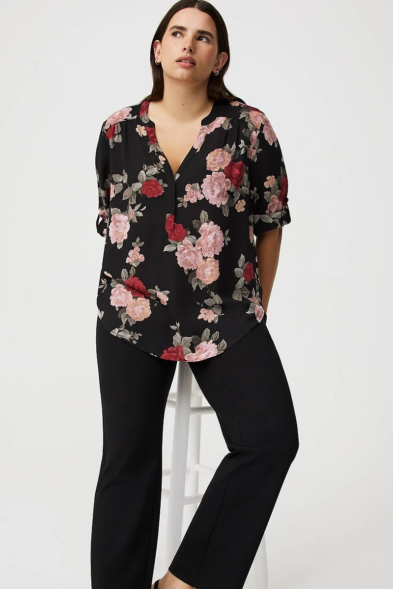 High-Rise Ponte Trouser Pant