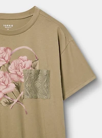 Relaxed Heritage Jersey Pocket Tee