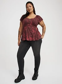 Smocked Babydoll Top