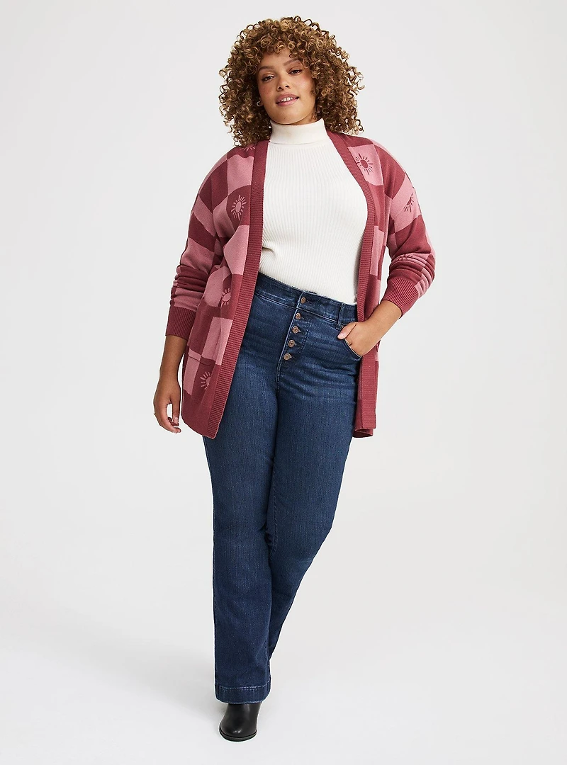 Drop Shoulder Cardigan
