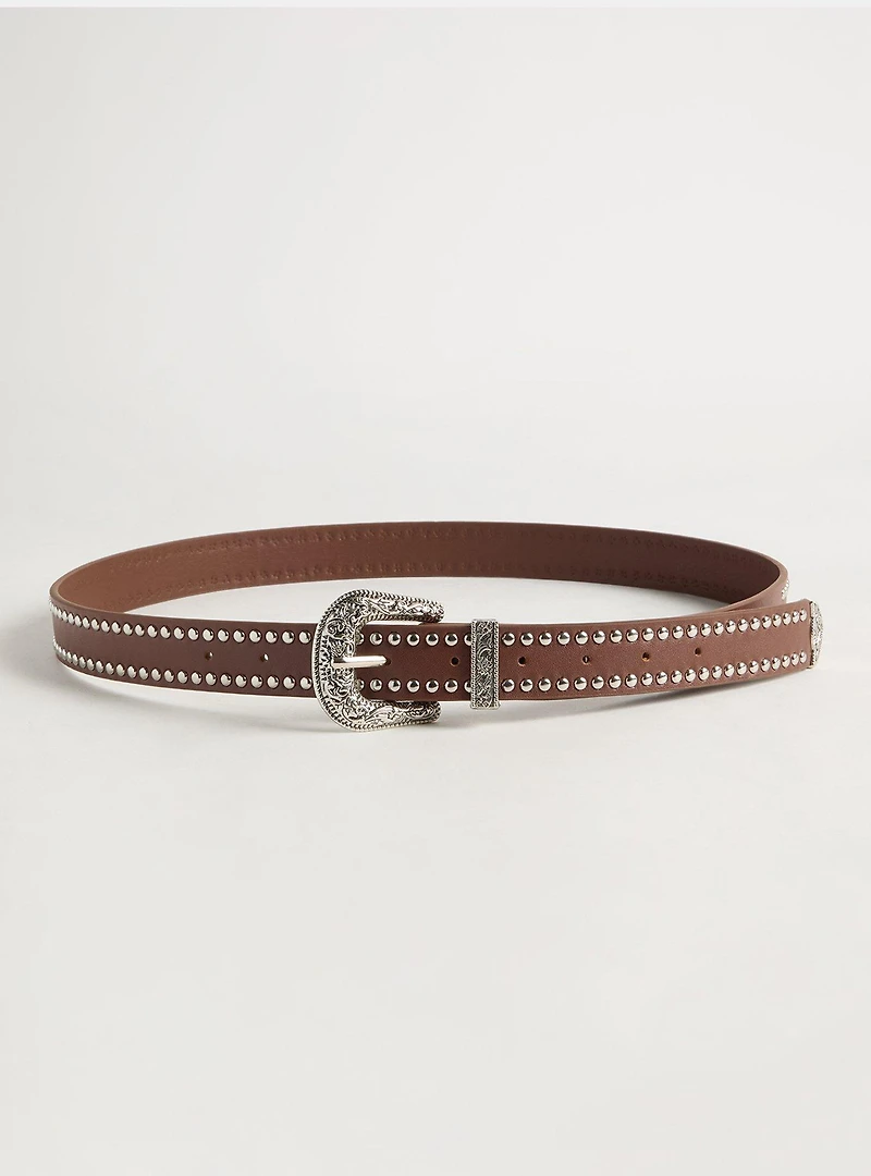 Studded Western Belt