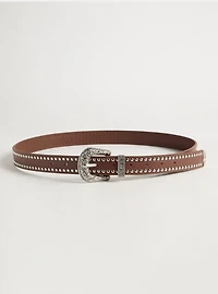 Studded Western Belt