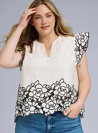 Belle Isle Flutter Top
