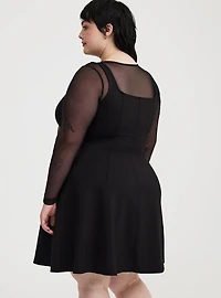 Mini Square-Neck Tank Dress