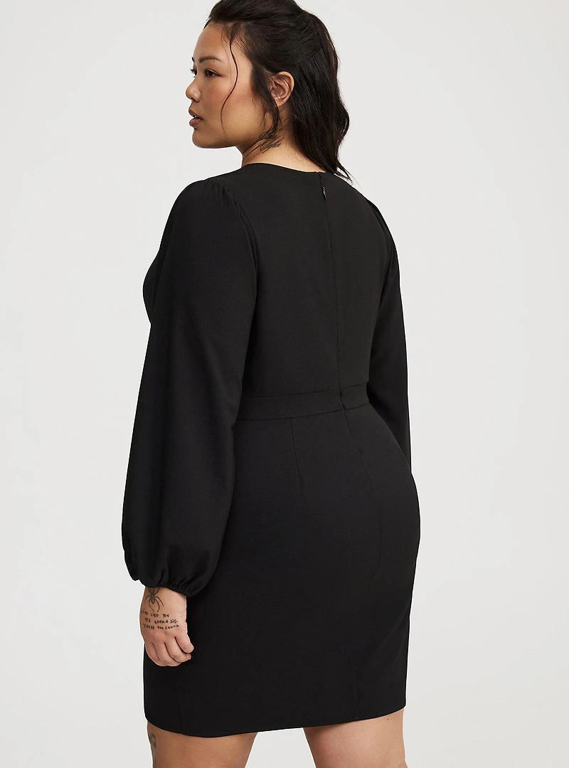 Mini Tulip Surplice Dress