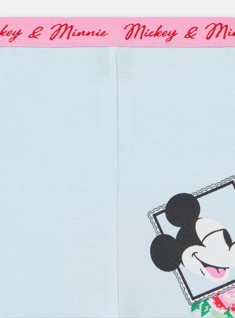 Mickey & Minnie Valentine's Day Mid-Rise Cotton Shortie