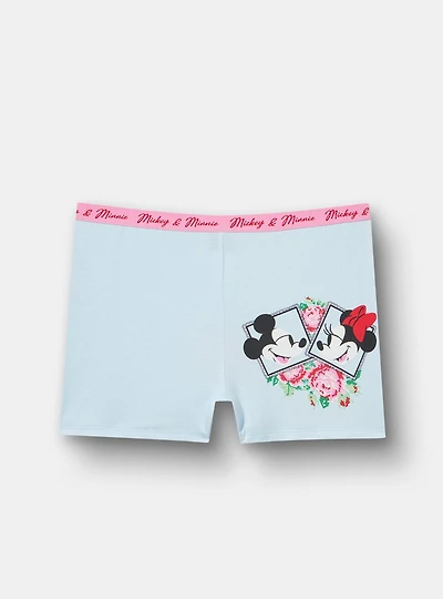 Mickey & Minnie Valentine's Day Mid-Rise Cotton Shortie