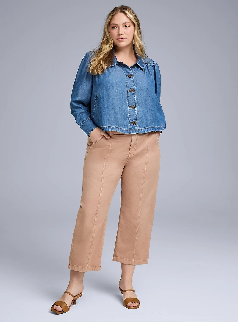 Belle Isle Denim Swing Coat