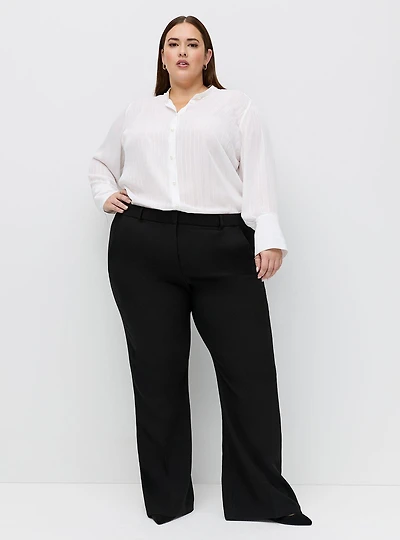 Studio Relaxed Straight High-Rise Pant