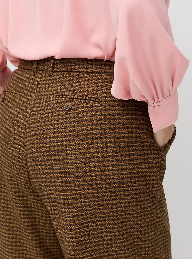 Studio Pleated Relaxed Wide Leg Trouser