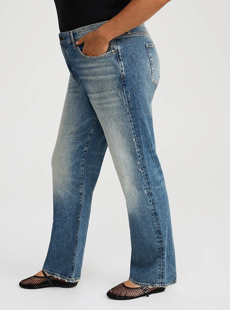 Baggy High-Rise Straight Jean