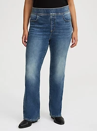 High-Rise Slim Boot Lean Jean