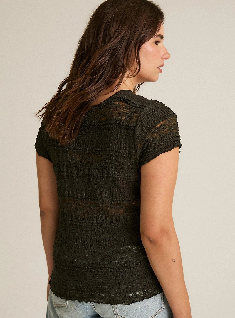 Festi Pieced Lace Top