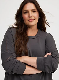 Crew Long Sleeve Dolman Tee