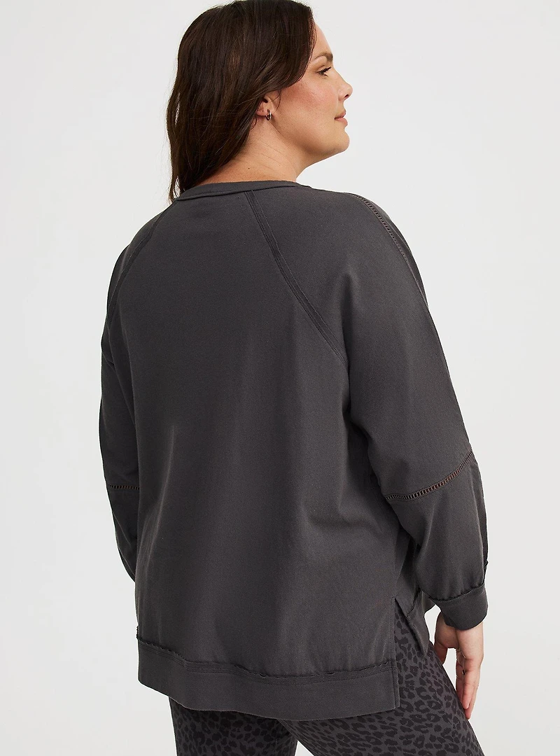 Crew Long Sleeve Dolman Tee