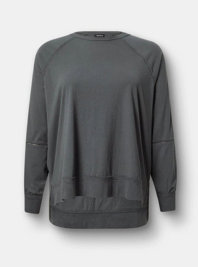 Crew Long Sleeve Dolman Tee