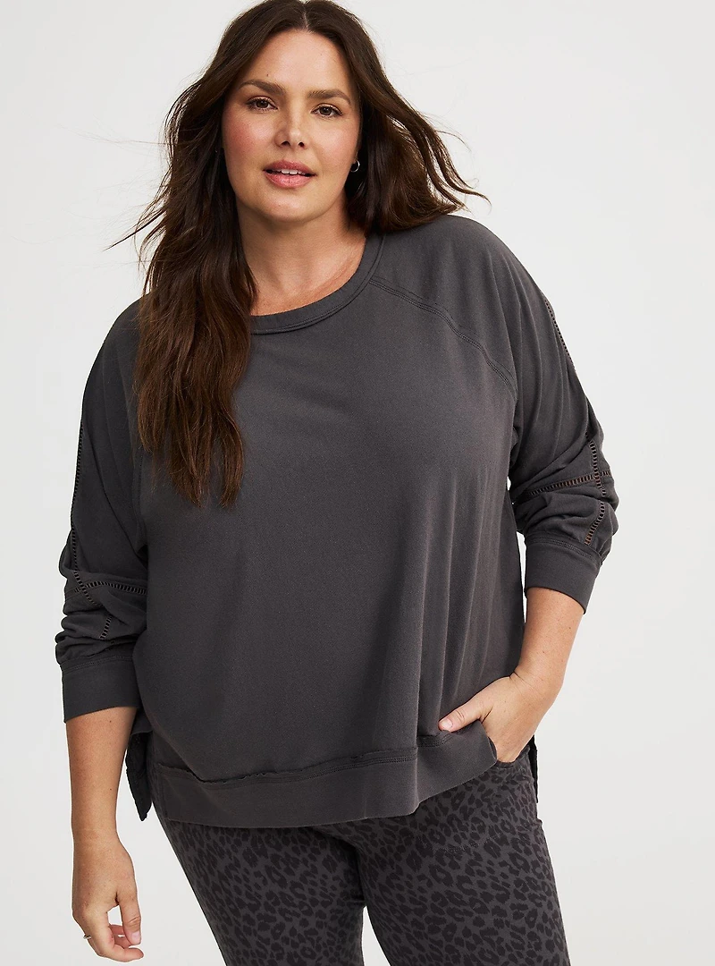 Crew Long Sleeve Dolman Tee