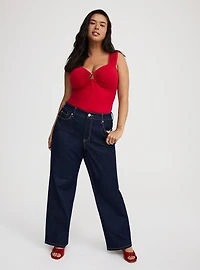 Foxy Shirred O-Ring Tank