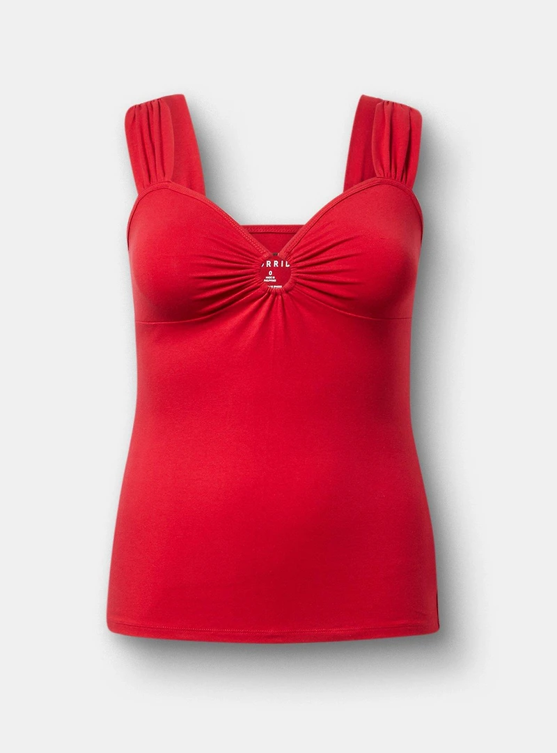 Foxy Shirred O-Ring Tank