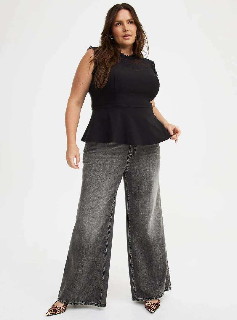 Bengaline Lace Top