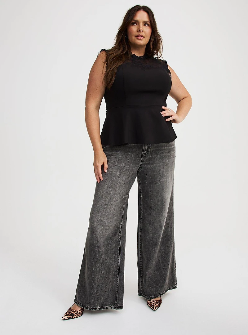 Bengaline Lace Top