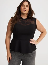 Bengaline Lace Top