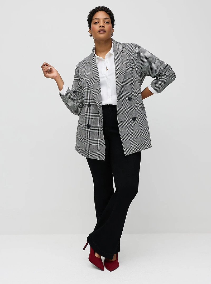 Relaxed Double Breasted Blazer
