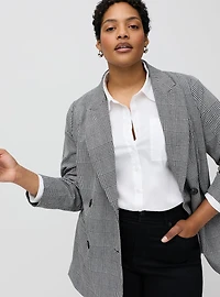 Relaxed Double Breasted Blazer