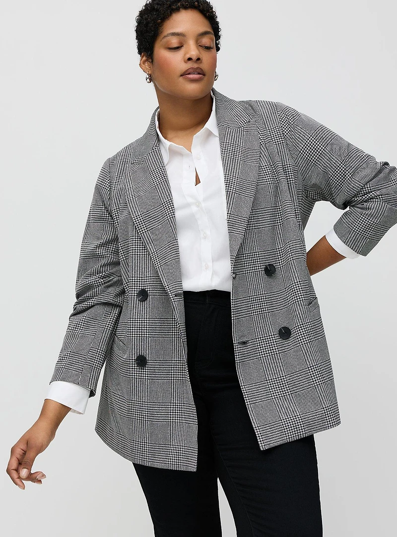 Relaxed Double Breasted Blazer