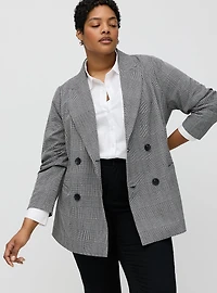 Relaxed Double Breasted Blazer