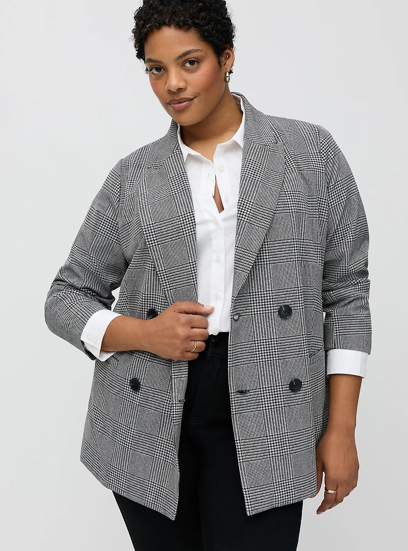 Relaxed Double Breasted Blazer