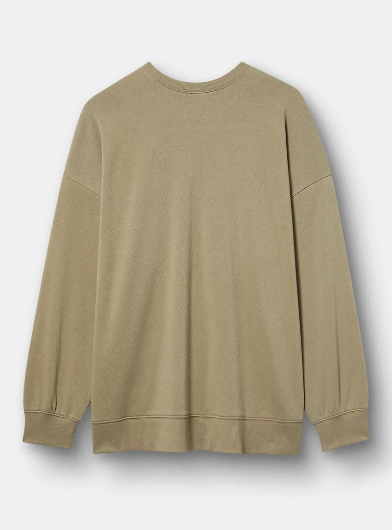 Relaxed Cozy Fleece Sweatshirt