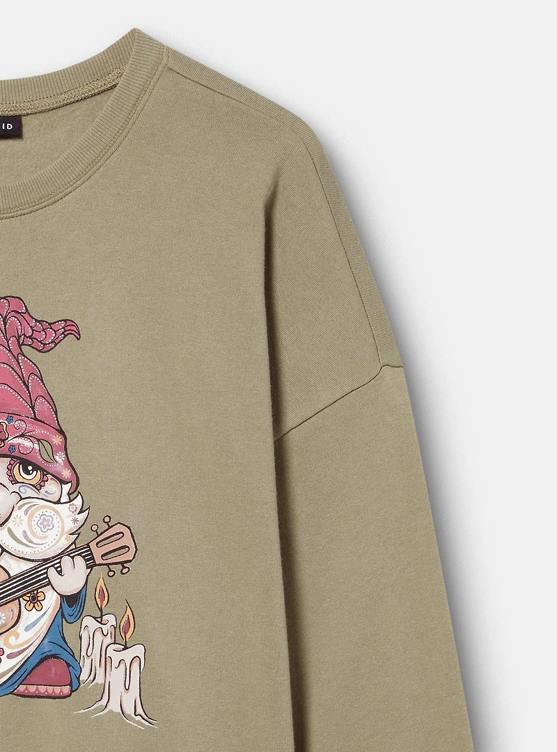 Relaxed Cozy Fleece Sweatshirt