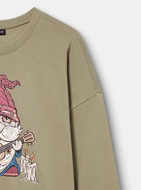 Relaxed Cozy Fleece Sweatshirt