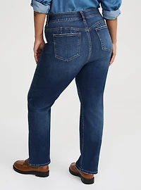 Bombshell High-Rise Rhinestones Straight Jean