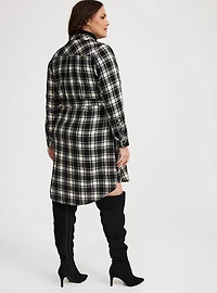 Flannel Shirt Dress