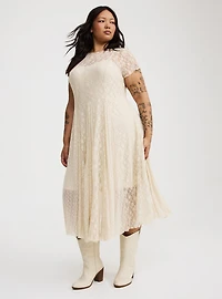 Mix Lace Maxi Dress