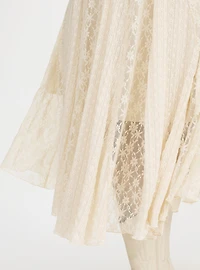Mix Lace Maxi Dress
