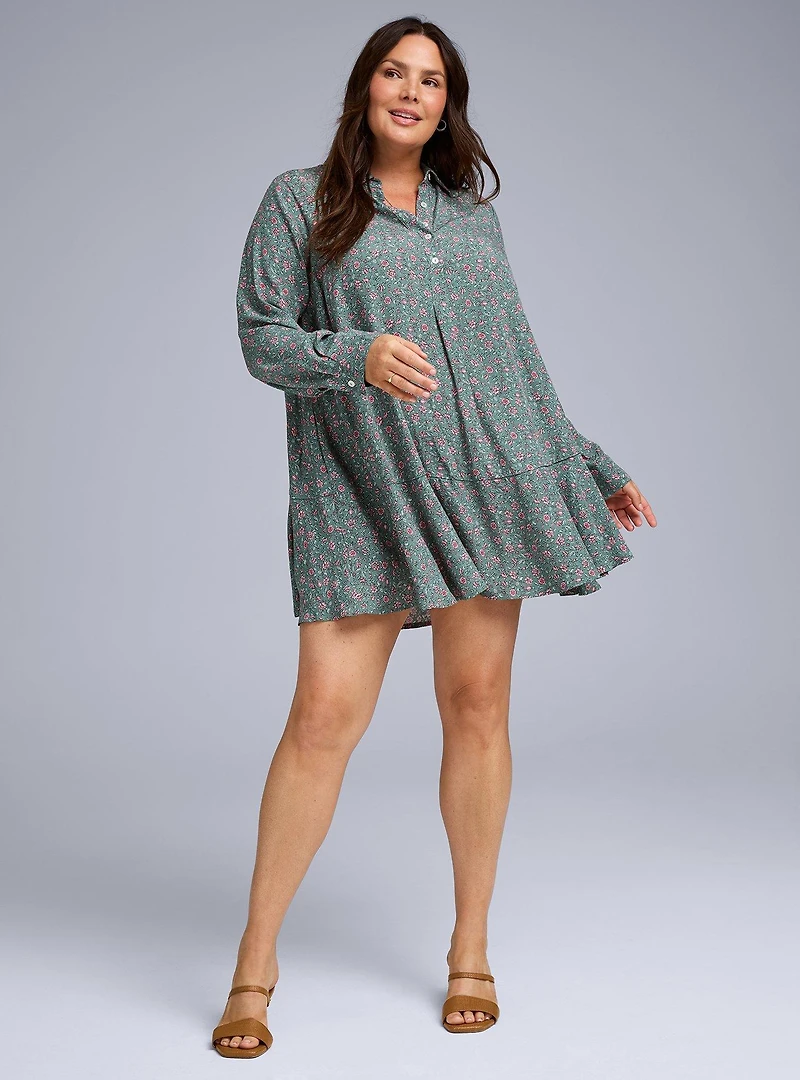 Belle Isle Popover Mini Dress